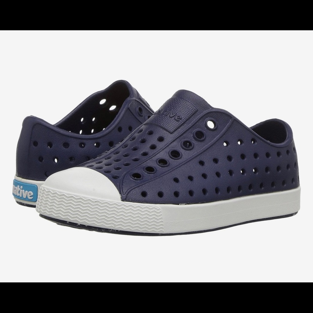 🔥NATIVE JEFFERSON REGATTA BLUE/BONE WHITE SHOES